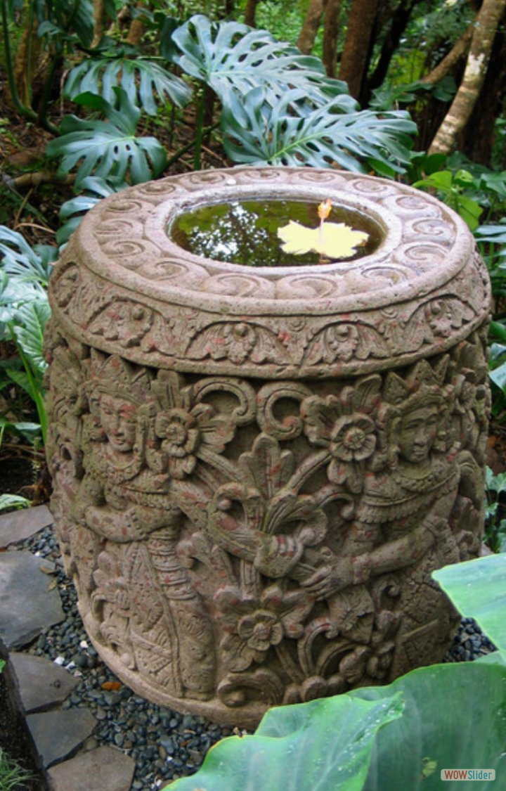 Carved stone Balinese belong